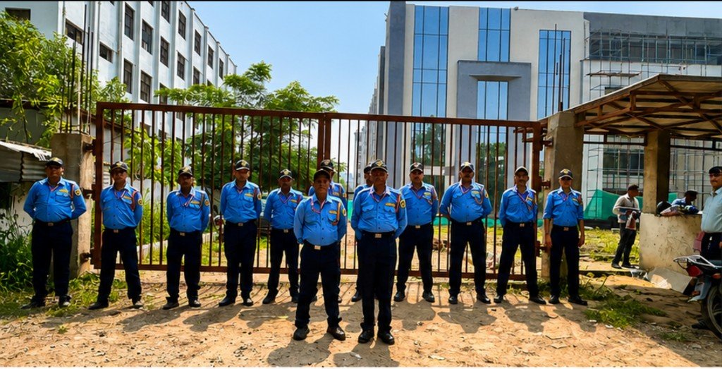 Security team at client facility